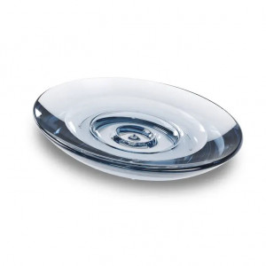 Savoniera albastra din plastic 10x14 cm Droplet Umbra