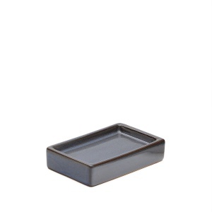 Savoniera gri din ceramica 9x13 cm Silvet Kave Home
