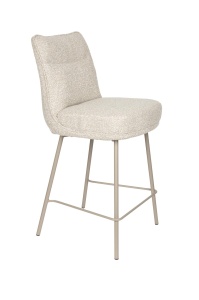 Scaun bar bej din textil Jacques The Home Collection