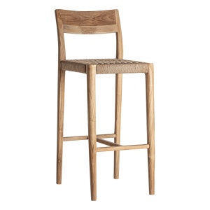 Scaun bar maro din lemn Caen Vical Home