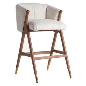 Scaun bar multicolor din textil Douze Vical Home