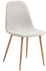 Scaun dining bej /maro din textil Celia Quiet Object