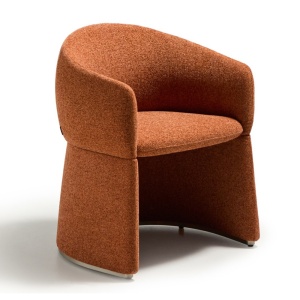 Scaun dining maro din textil Bosca Kave Home