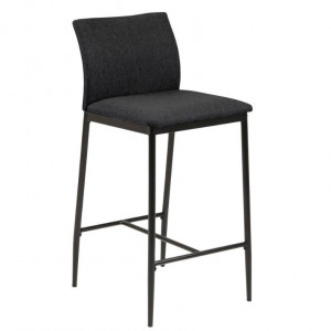 Scaun gri/negru din textil Demina Quiet Object