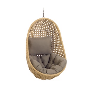 Scaun suspendat maro din ratan Cira Kave Home