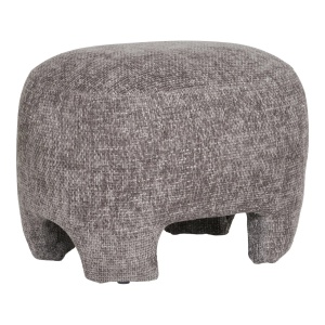 Scaunel gri din textil Nazare House Nordic