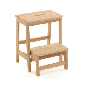 Scaunel maro din lemn 40x50 cm Nell Kave Home