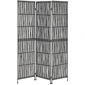 Separator camera negru din lemn 140x178 cm Drina Thai Natura