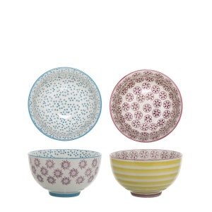 Set 2 boluri multicolore din ceramica 320 ml Patrizia Bloomingville