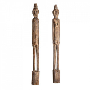 Set 2 decoratiuni maro din lemn Mibi Vical Home
