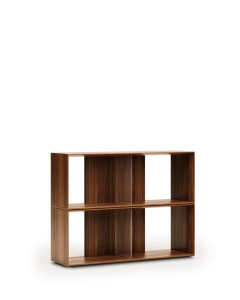 Set 2 etajere modulare maro 76 cm Litto Walnut Kave Home