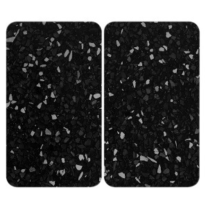 Set 2 placi protectie plita din sticla multicolora 30x52 cm Terrazzo Wenko