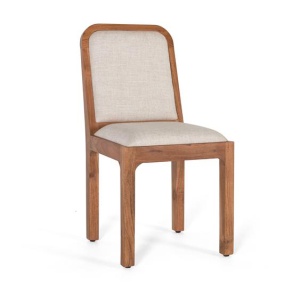 Set 2 scaune dining maro/bej din lemn Contemporary Giner y Colomer