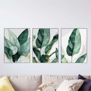 Set 3 tablouri multicolore 40x90 cm Sonnya The Home Collection