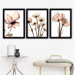 Set 3 tablouri multicolore din plastic 35x45 cm Numay The Home Collection