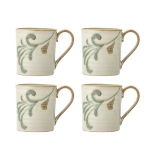 Set 4 cani multicolore din ceramica 225 ml Bethany Creative Collection