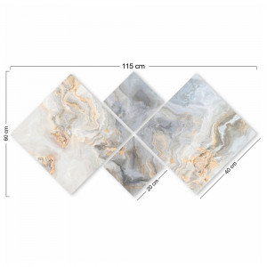 Set 4 tablouri multicolore Harris The Home Collection