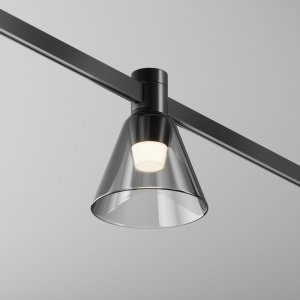 Spot negru din metal Byanca Maytoni