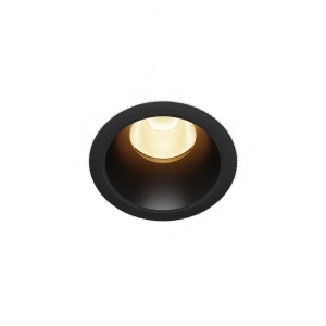 Spot negru din metal Recessed Dip Maytoni