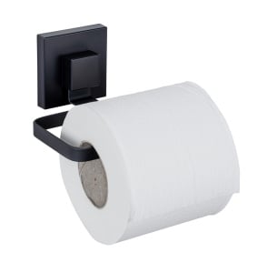 Suport hartie igienica din metal negru Quadro Wenko