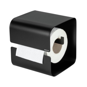Suport hartie igienica negru din metal Lizan Wenko