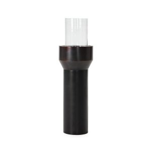 Suport lumanare maro alama/negru din metal 97 cm Jennie Thai Natura
