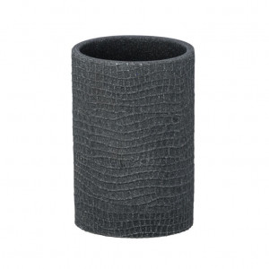 Suport pentru periuta de dinti gri antracit din polirasina 7x11 cm Peanut Wenko