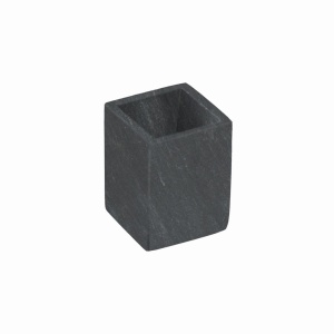 Suport pentru periuta de dinti negru din marmura 200 ml Aixa Kave Home