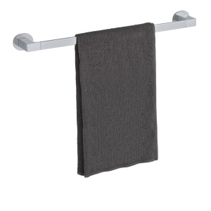 Suport prosoape argintiu din metal 64 cm Rail Uno Maribor Wenko