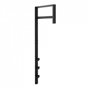 Suport umerase din metal negru 82 cm Trento House Nordic