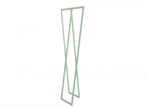 Suport verde pentru umerase din metal 173 cm Sabu Custom Form