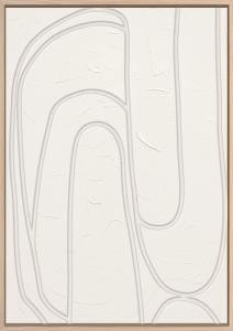 Tablou crem din fibre naturale 70x100 cm Deep 4 Ter Halle