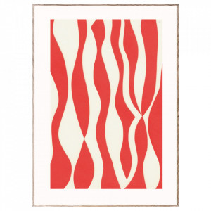 Tablou multicolor cu rama din lemn Mirror Paper Collective