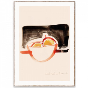 Tablou multicolor cu rama din lemn The Bowl Paper Collective