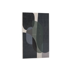 Tablou multicolor din fibre naturale 60x90 cm Nemsa Kave Home