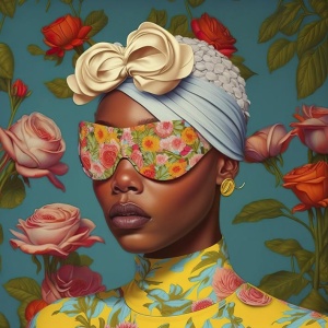 Tablou multicolor din sticla 80x80 cm Dava Ter Halle