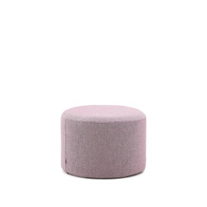 Taburet rotund mov din textil 60 cm Kaeli Kave Home