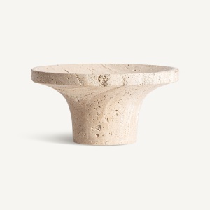 Tava decorativa crem din piatra 20 cm Jasha Tall Vical Home
