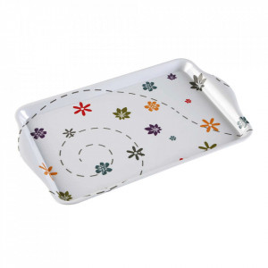 Tava dreptunghiulara multicolora din plastic 28x45 cm Daisy Versa Home