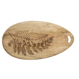 Tocator maro din lemn 22x40cm Moya Creative Collection