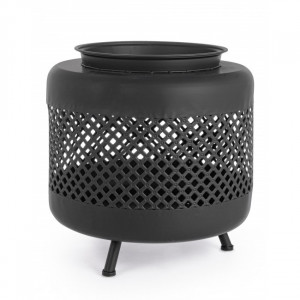 Vatra foc neagra din metal 51 cm Efesto Bizzotto