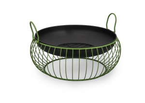 Vatra foc verde din metal Maylis Bizzotto