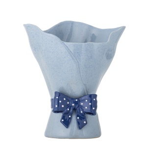 Vaza albastra din ceramica 29 cm Belivia Bloomingville