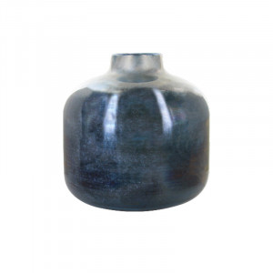 Vaza albastra din sticla 21 cm Avon Lifestyle Home Collection