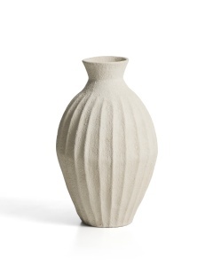 Vaza decorativa bej din hartie 67 cm Arquena Kave Home