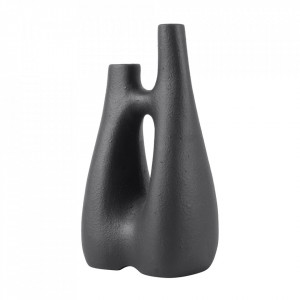 Vaza decorativa neagra din ceramica 35 cm Linked Versmissen