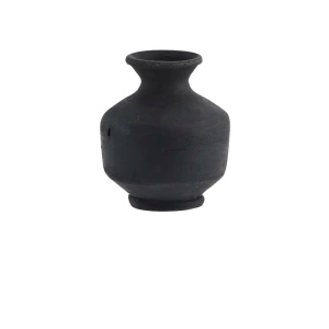 Vaza decorativa neagra din ceramica 9 cm Andromeda Madam Stoltz