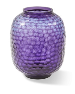 Vaza mov din sticla 33 cm Honeycomb Pols Potten