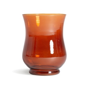 Vaza portocalie din sticla 35 cm Covasna Vical Home