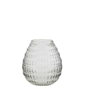 Vaza transparenta din sticla 20 cm Xenia Madam Stoltz